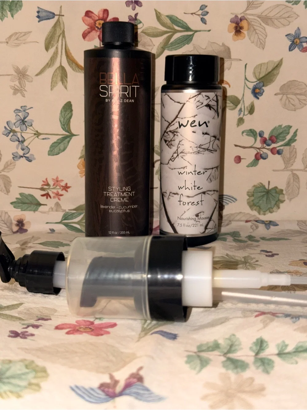 WEN DUO Winter White Forest Nourishing Mousse & Bella Spirit Style & Treat Cream